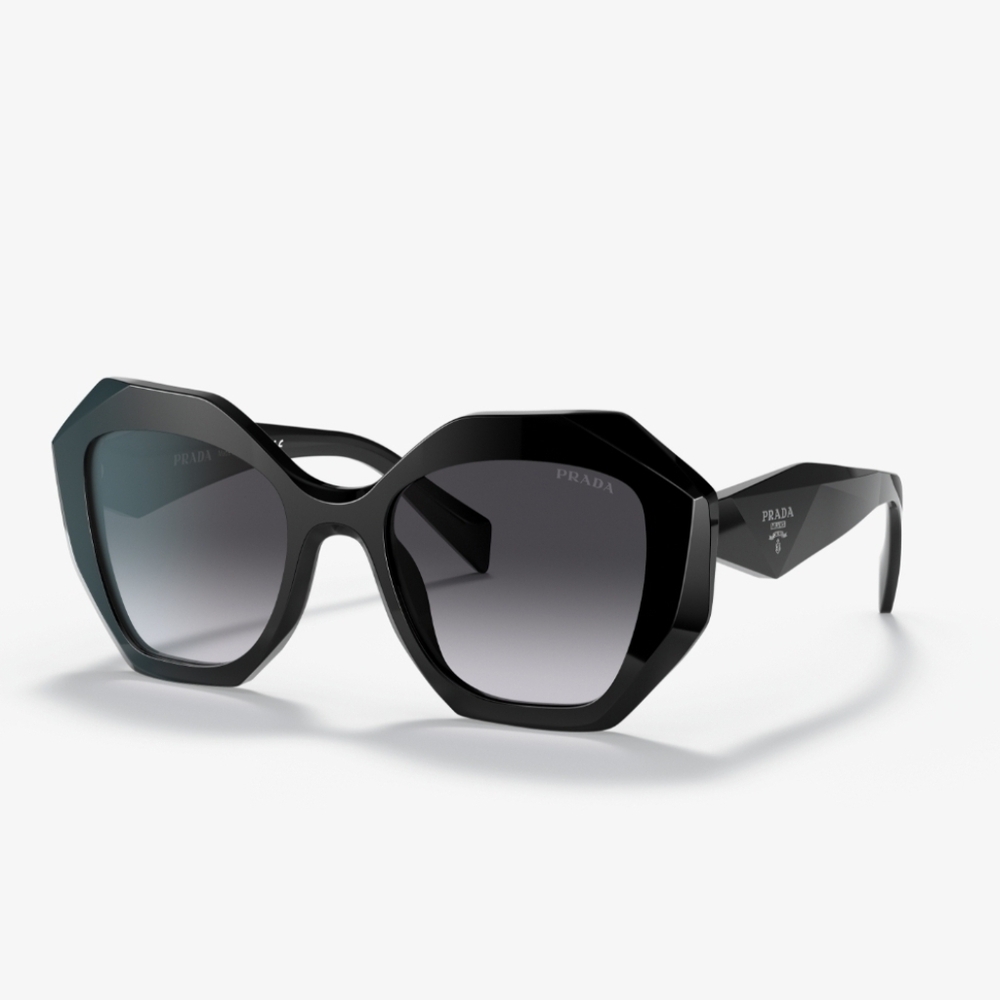 Prada Women's Sunglasses PR 16WS Black / Grey Gradient New with box